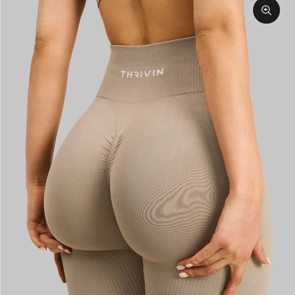 Elevate™ Sculpting High Waist Scrunch Leggings Latte